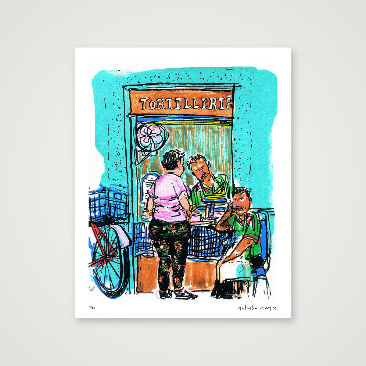 Tortilleria — 28×35cm, 11×14" Print only