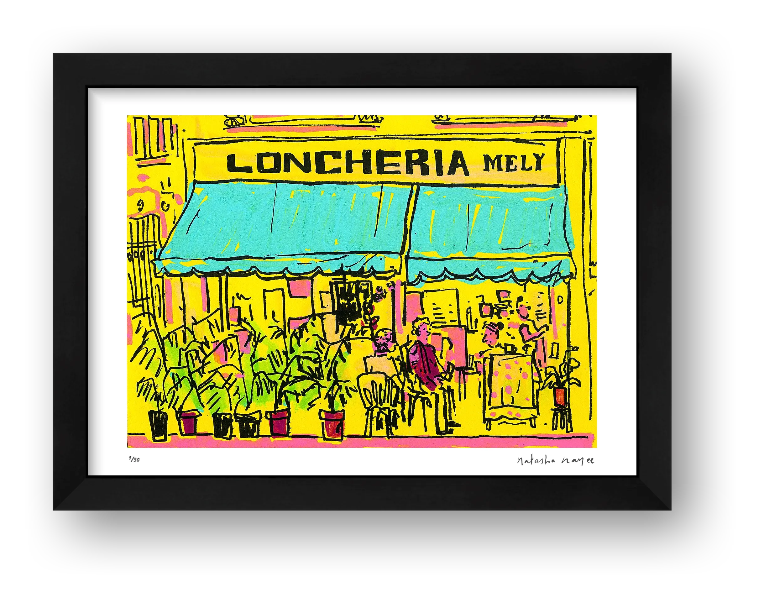 Loncheria — framed