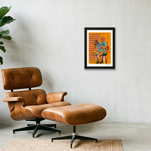 Luciano — A4 (21×30cm, 8×12") Black Frame