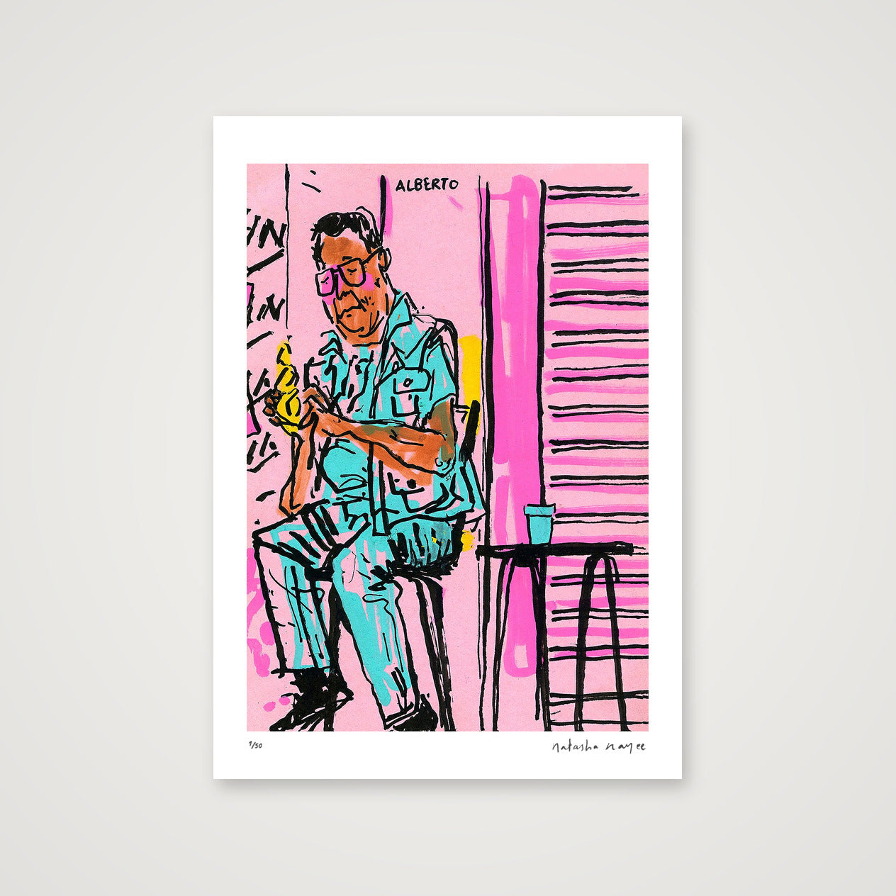 Alberto — A4 (21×30cm, 8×12") Print only